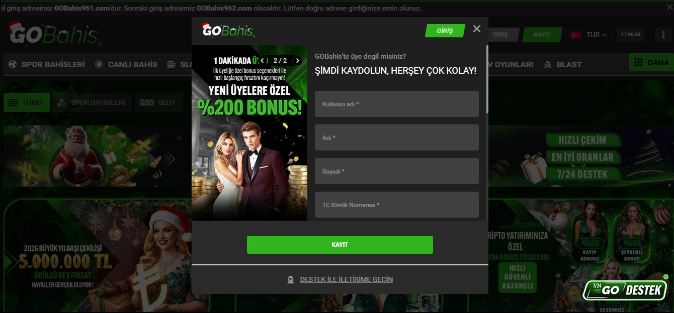 Bonus veren siteler üzerinden kayıt ve hesap açma süreci